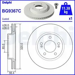 Fren Diski (Tekli Paket)-Boyalı, Delikli