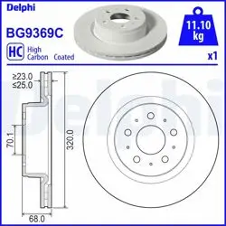 Fren Diski (Tekli Paket)-Boyalı, Delikli
