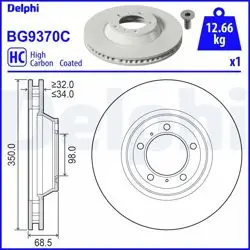 Kaplamalı Fren Diski (Tekli) HC Dv Fsx2