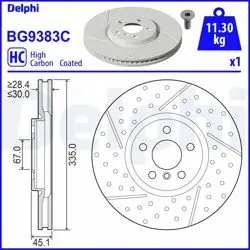 Fren Diski (Tekli Paket)-Boyalı, Delikli