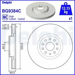 Fren Diski (Tekli Paket)-Boyalı, Delikli
