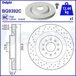 Fren Diski (Tekli Paket)-Boyalı, Delikli