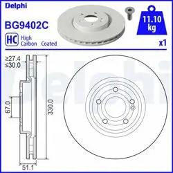 Fren Diski (Tekli Paket)-Boyalı, Delikli