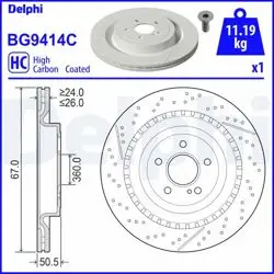 Fren Diski (Tekli Paket)-Boyalı, Delikli