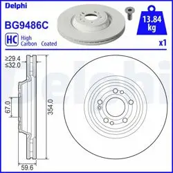 Fren Diski (Tekli Paket)-Boyalı, Delikli