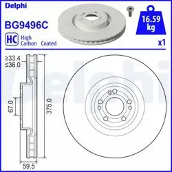 Fren Diski (Tekli Paket)-Boyalı, Delikli