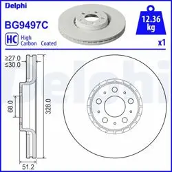 Fren Diski (Tekli Paket)-Boyalı, Delikli