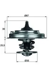 Termostat 82°C 02-05 Aı.A8 4.2