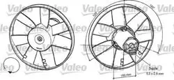 Fan Motoru Ford Galaxy 2.0 I Motor Soğutma Bınek (Ithal)