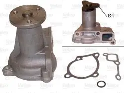 Su Pompası Mazda 323 Motor Soğutma Bınek (Ithal)