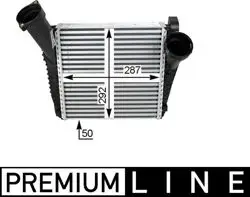 Turbo Radyatörü (Intercooler) Sol 03-Touareg-Q7-Cayenne 4.2Tdi-5.0Tdi