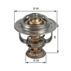 Termostat C4 P4008 1.8 HDI 2012 (4N13)