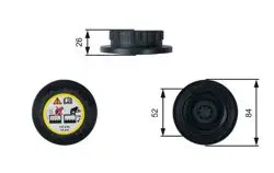 Genleşme Depo Kapağı (Landrover Discovery 2.7Td 2.7Tdv6 09 18 / Freelander 1.8 2.0 98 06)