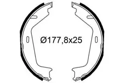 Arka El Fren Pabuç Balata Volvo S60 (01 4,10) S80 98-06-V70 97-00-07-Xc70 02-Xc90 02-(178X25)