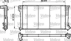 Motor Su Radyatör Partner P306 Berlingo Xsara Dw8 / Dw8b Klimasız (00 03) Ölçü: (670*377*23) Segmanlı (1351Z1)