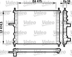 Motor Radyatör Marea Brava Bravo 1,6I 16V