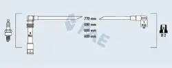 Buji Kablosu Set Passat 2.0 Golf IV Bora 1.8 99 -