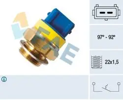 Radyatör Su Sıcaklık Müşürü (Ikı Çıkış) / (92 / 97C°) Berlingo Ax Evasıon Saxo Xantia Xsara Xsara Pıcasoo Zx P106 P205 P206 P306 P309 P405 P406 P806 Expert Jumpy Scudo 1.4 / 1.8 / 1.6