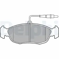 Ön Fren Balatası Xsara II P306 1.6 1.8 1.9 00- / Saxo P106 1,4I 1,6I 1,5D 1.6 Xsı 99- (Hava Sogutm