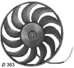 Fan Motoru VW A6 2005-Büyük Ø:383mm (Cff133000s)