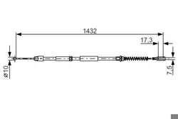 El Fren Teli Spr 906-Crafter Arka (1432 mm)