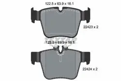 Fren Balatası 205 / 253 Arka 4 Matic