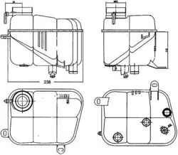 Rad. Su Deposu 140 (Crt120000s)