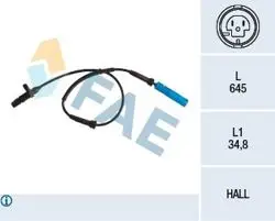 Sensör ABS E-53 Ön