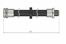 Arka Fren Hortumu Sağ-Sol Connect 1.8 TDCI 03-14