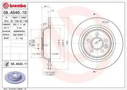 Fren Diski Pro Focus / Mondeo / Kuga 05-15 Arka