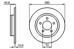Mazda 3 / 5 03 07 05 Arka Fren Diski