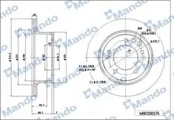 Kia Sorento CRDI 140 Arka Fren Disk 3E300