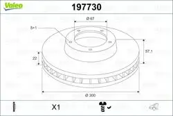 Fren Diski Arka W204 07-14 S204 07-14 C207 09-16 A207 11-16