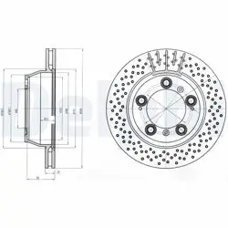 Fren Diski (Çiftli Paket)-Boyalı, Delikli