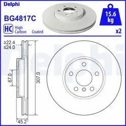 Fren Diski (Çiftli Paket)-Boyalı, Delikli