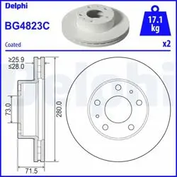 Fren Diski (Çiftli Paket)-Boyalı, Delikli