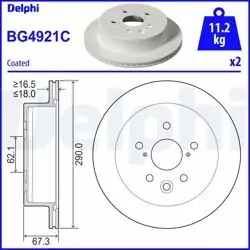 Fren Diski (Çiftli Paket)-Boyalı, Delikli