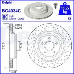 Fren Diski (Çiftli Paket)-Boyalı, Delikli