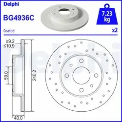 Fren Diski (Çiftli Paket)-Boyalı, Deliksiz