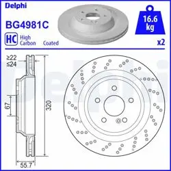 Fren Diski (Çiftli Paket)-Boyalı, Delikli
