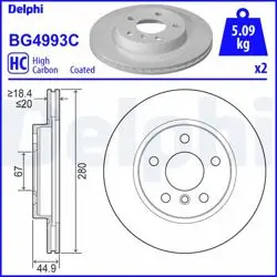 Fren Diski (Çiftli Paket)-Boyalı, Delikli
