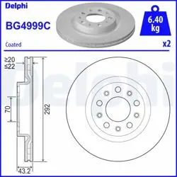 Fren Diski (Çiftli Paket)-Boyalı, Delikli