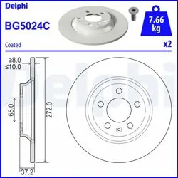 Fren Diski (Çiftli Paket)-Boyalı, Deliksiz