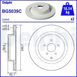 Fren Diski (Çiftli Paket)-Boyalı, Delikli