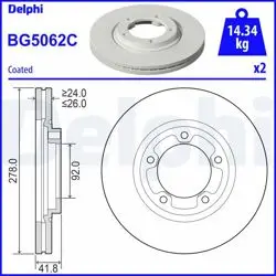 Fren Diski (Çiftli Paket)-Boyalı, Deliksiz