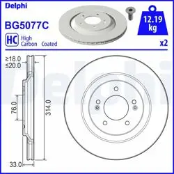 Fren Diski (Çiftli Paket)-Boyalı, Delikli