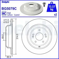 Fren Diski (Çiftli Paket)-Boyalı, Deliksiz