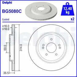 Fren Diski (Çiftli Paket)-Boyalı, Deliksiz