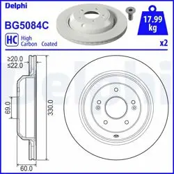 Fren Diski (Çiftli Paket)-Boyalı, Delikli