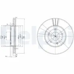 Fren Diski Ön C-Class W202 93-00 S202 96-01